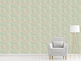 patterned-wallpaper-leafage-mint