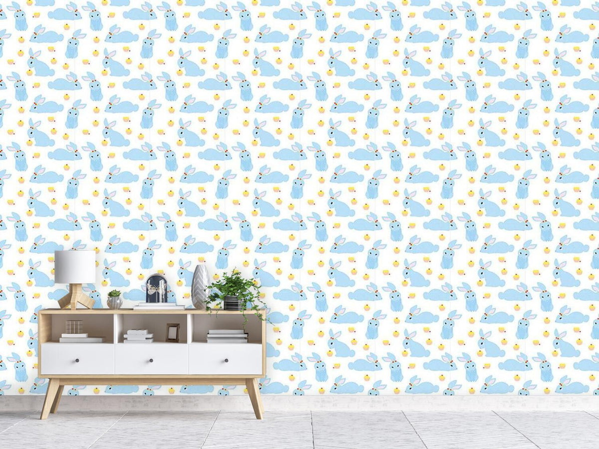 patterned-wallpaper-benny-bunny