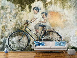 photo-wallpaper-bicycle-graffiti