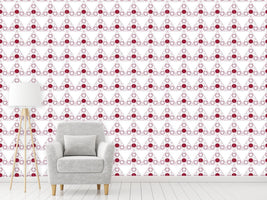 patterned-wallpaper-triple-dot-red