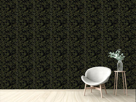 patterned-wallpaper-breakfast-in-gent-gold