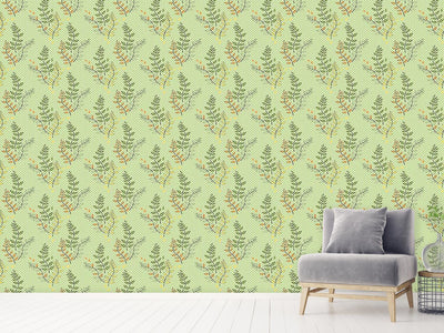 patterned-wallpaper-green-branches