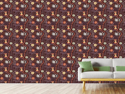 patterned-wallpaper-fairy-flowers