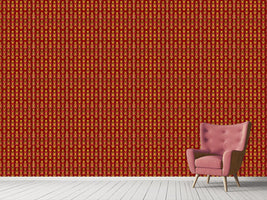 patterned-wallpaper-fire-red-on-the-trapeze