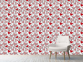 patterned-wallpaper-i-open-my-heart