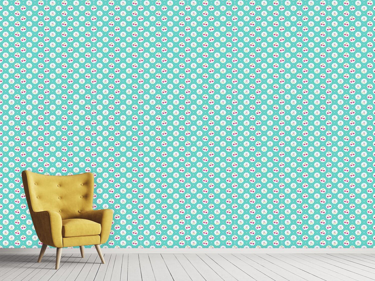 patterned-wallpaper-vintage-cherries