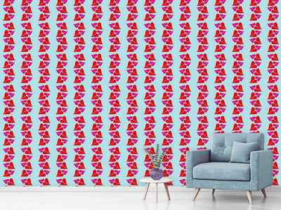 patterned-wallpaper-kiss