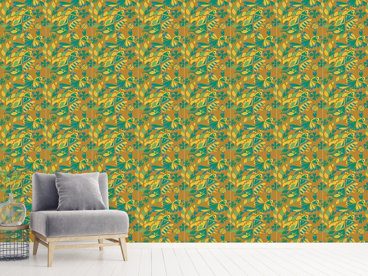 patterned-wallpaper-artistic-bird