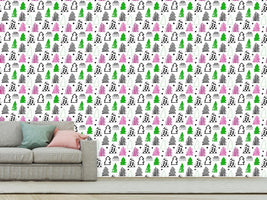 patterned-wallpaper-painted-fir-woods