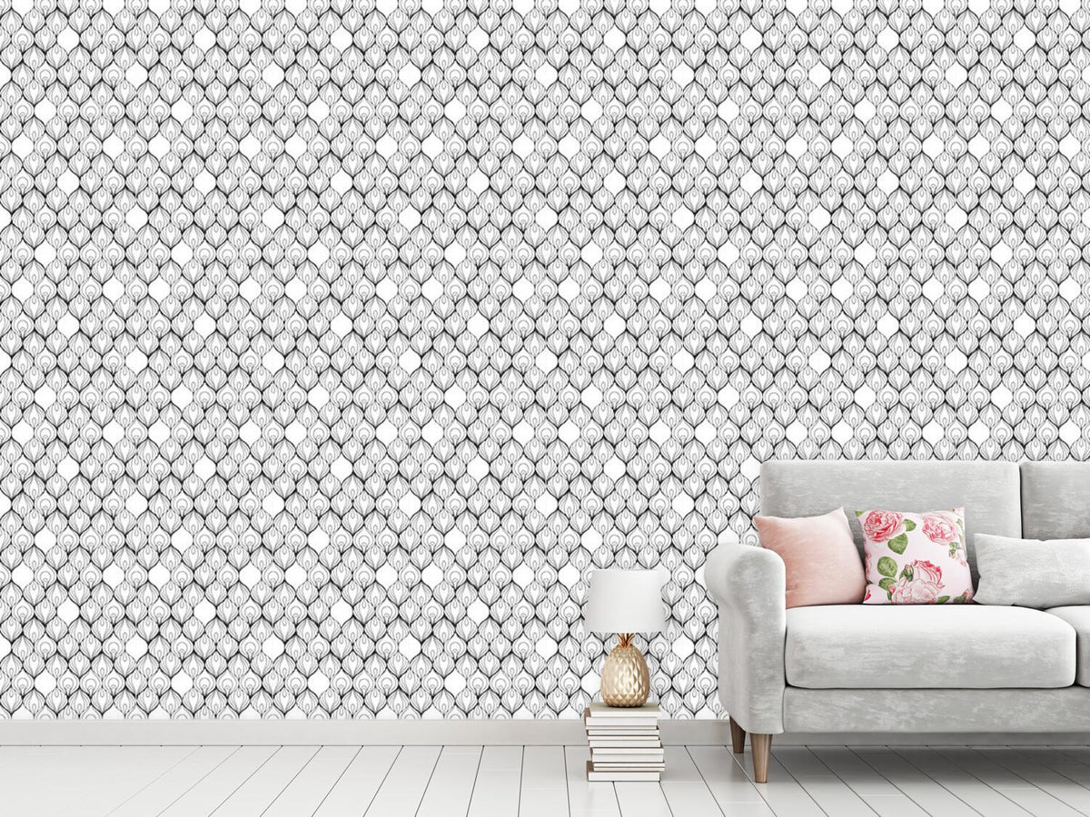 patterned-wallpaper-african-filaments-black-and-white