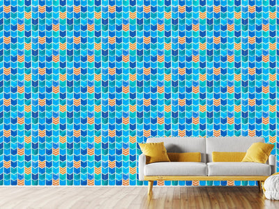 patterned-wallpaper-water-color-zigzag