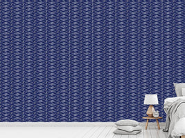 patterned-wallpaper-rhombus-blue