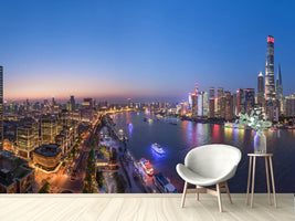 photo-wallpaper-the-blue-hour-in-shanghai