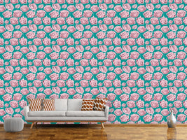 patterned-wallpaper-art-rose-emerald