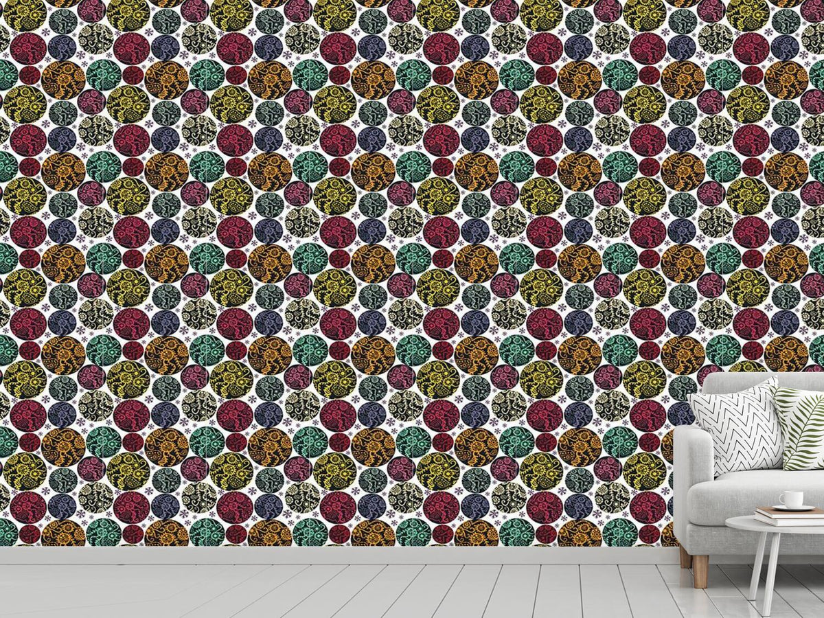 patterned-wallpaper-filigree-pop-art-circles