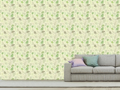 patterned-wallpaper-fern-leaves