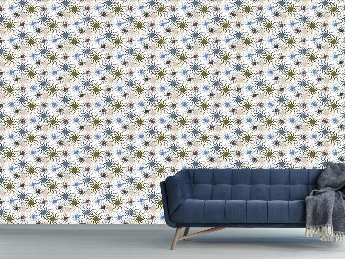 patterned-wallpaper-starfish-cool