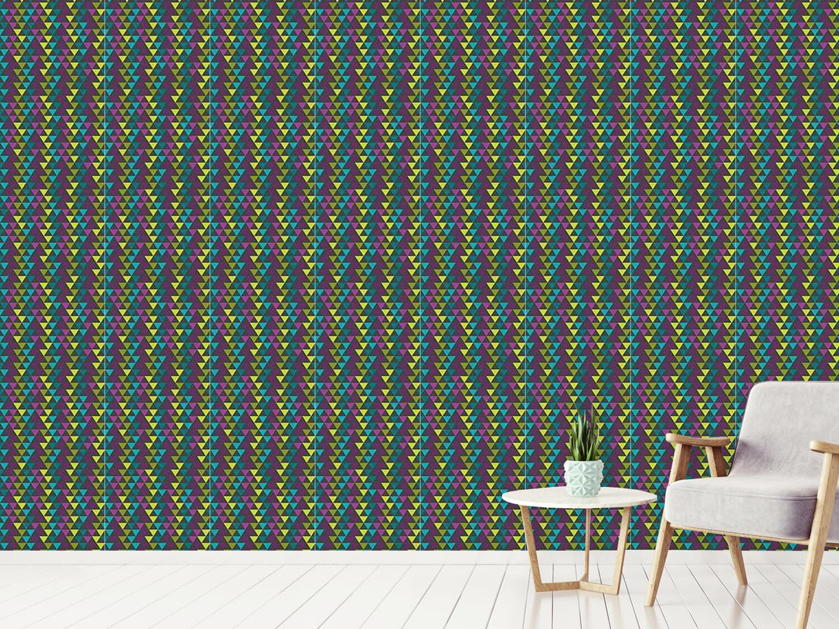 patterned-wallpaper-the-matrix-of-the-triangles