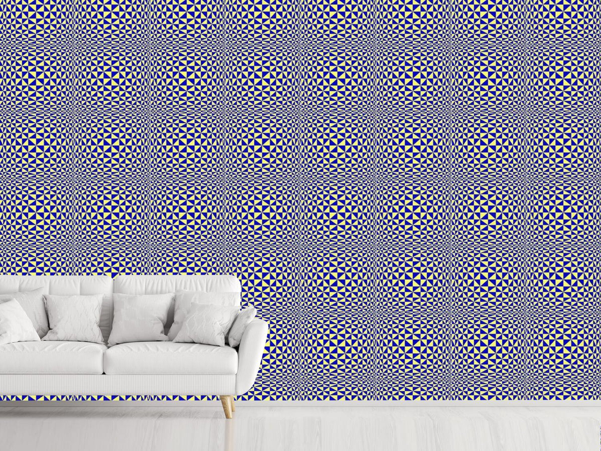 patterned-wallpaper-triangular-geometric