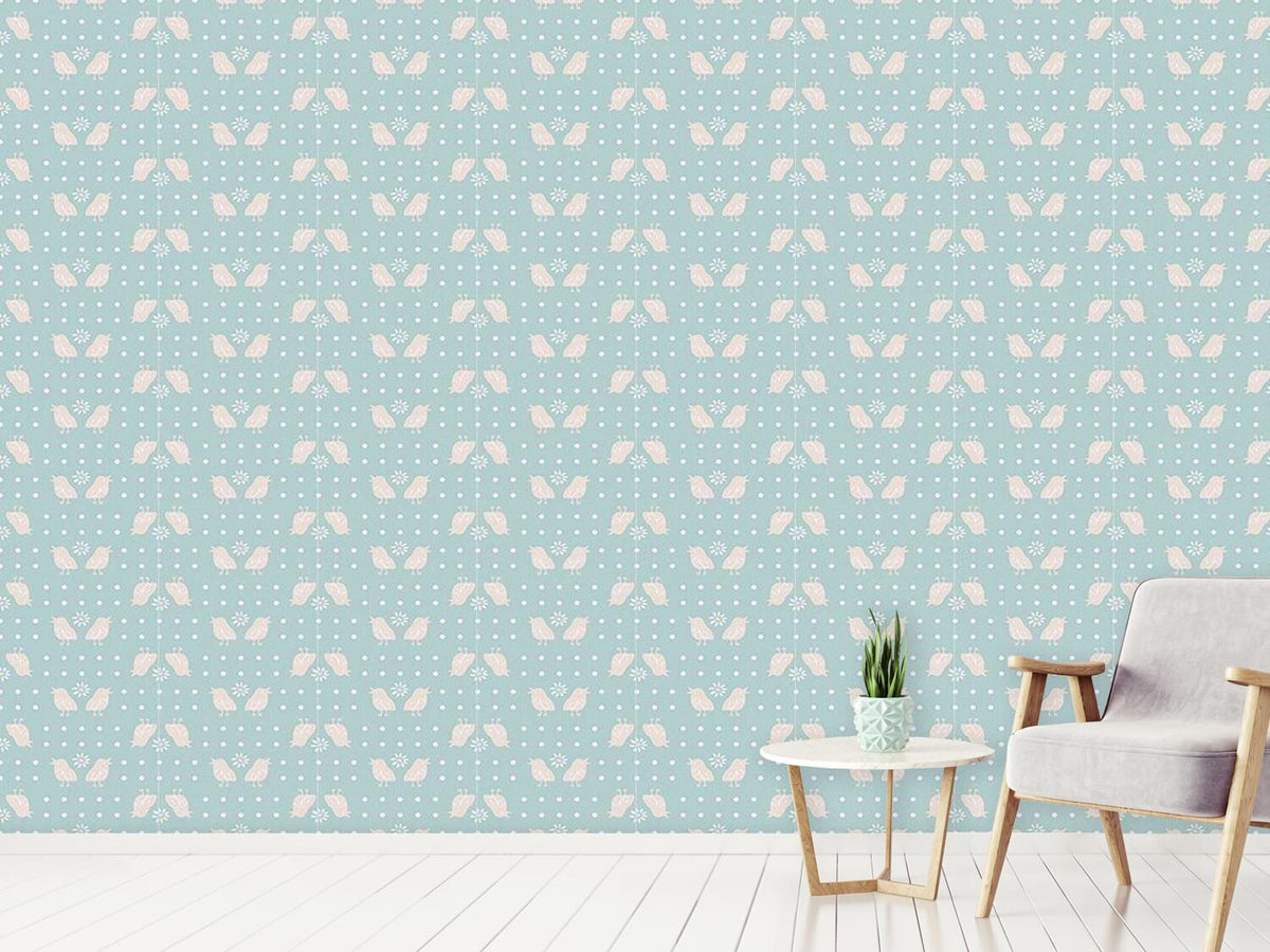 patterned-wallpaper-sweet-polkadot-birds