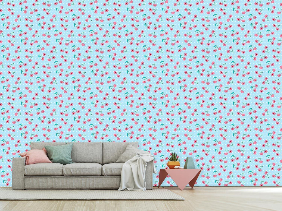 patterned-wallpaper-sweet-cherries