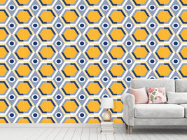 patterned-wallpaper-geometro-gelb