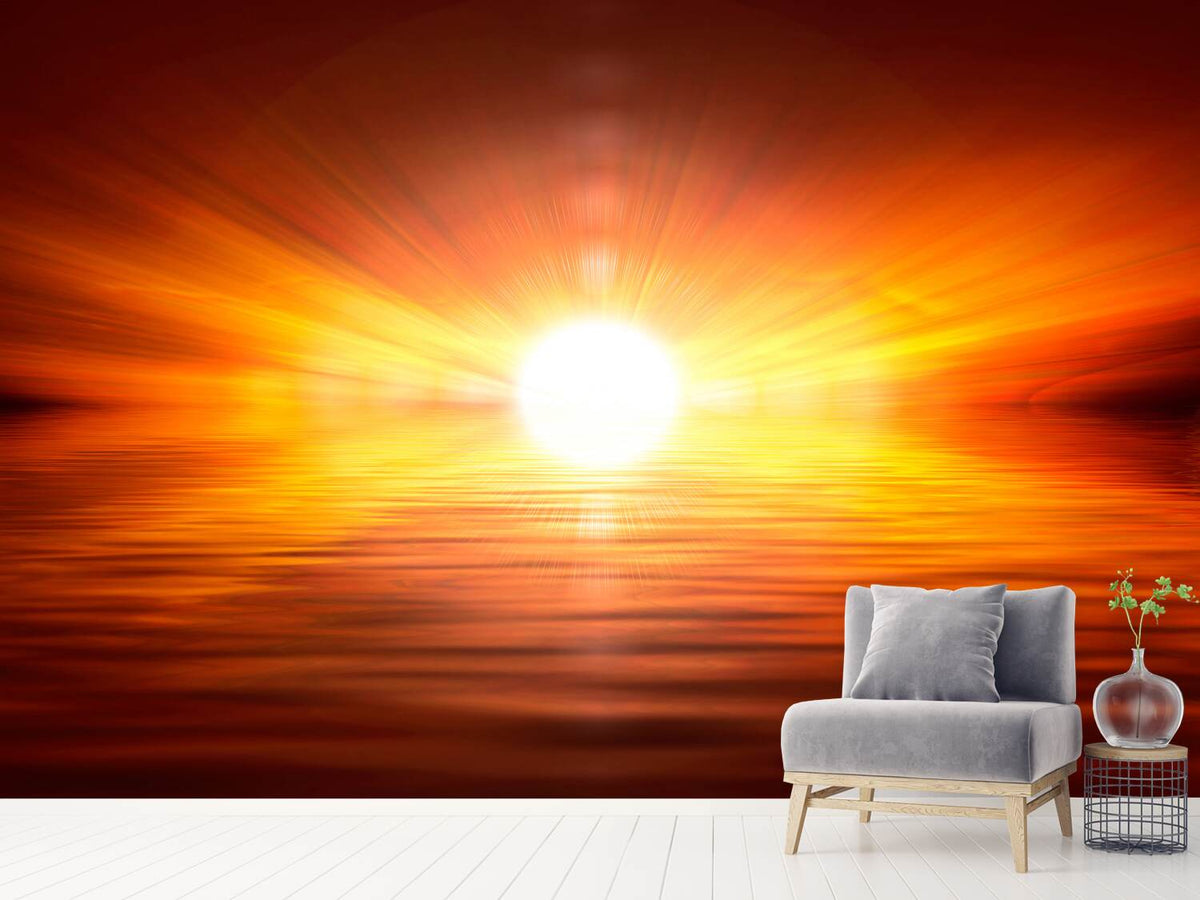 photo-wallpaper-glowing-sunset