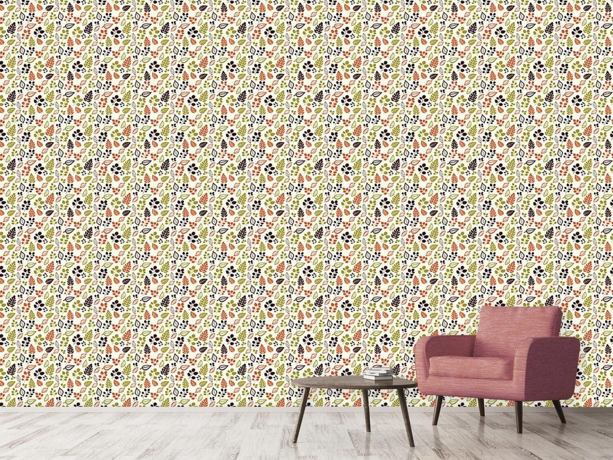 patterned-wallpaper-leaf-variation