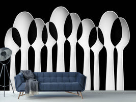 photo-wallpaper-spoons-abstract-forest