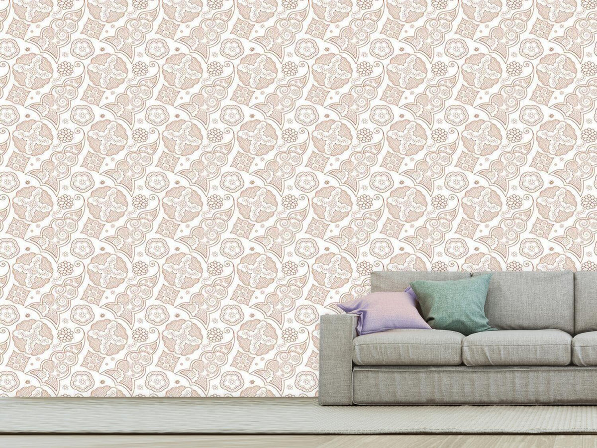 patterned-wallpaper-floriental-brown