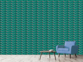 patterned-wallpaper-peacocks-showing-off