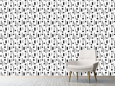 patterned-wallpaper-retro-in-black-and-grey