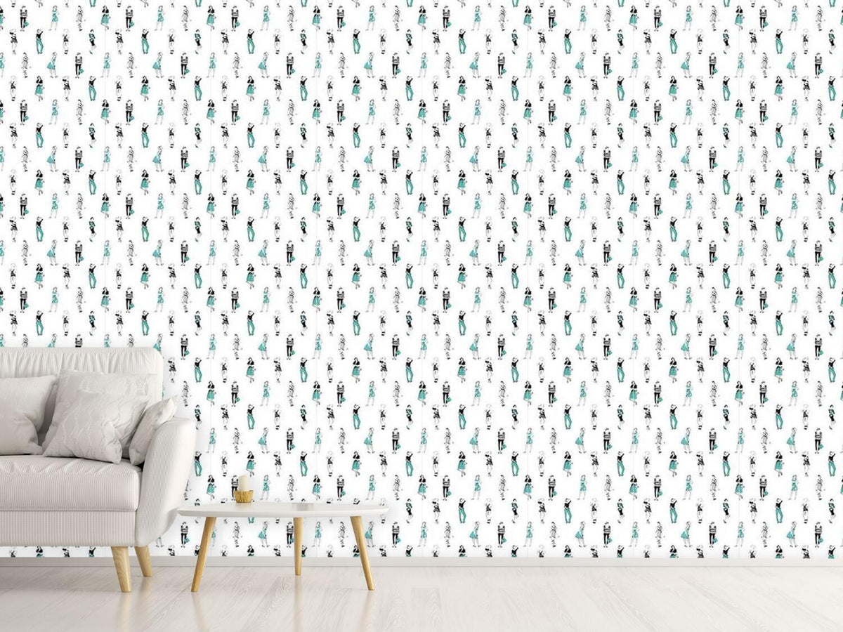 patterned-wallpaper-posing