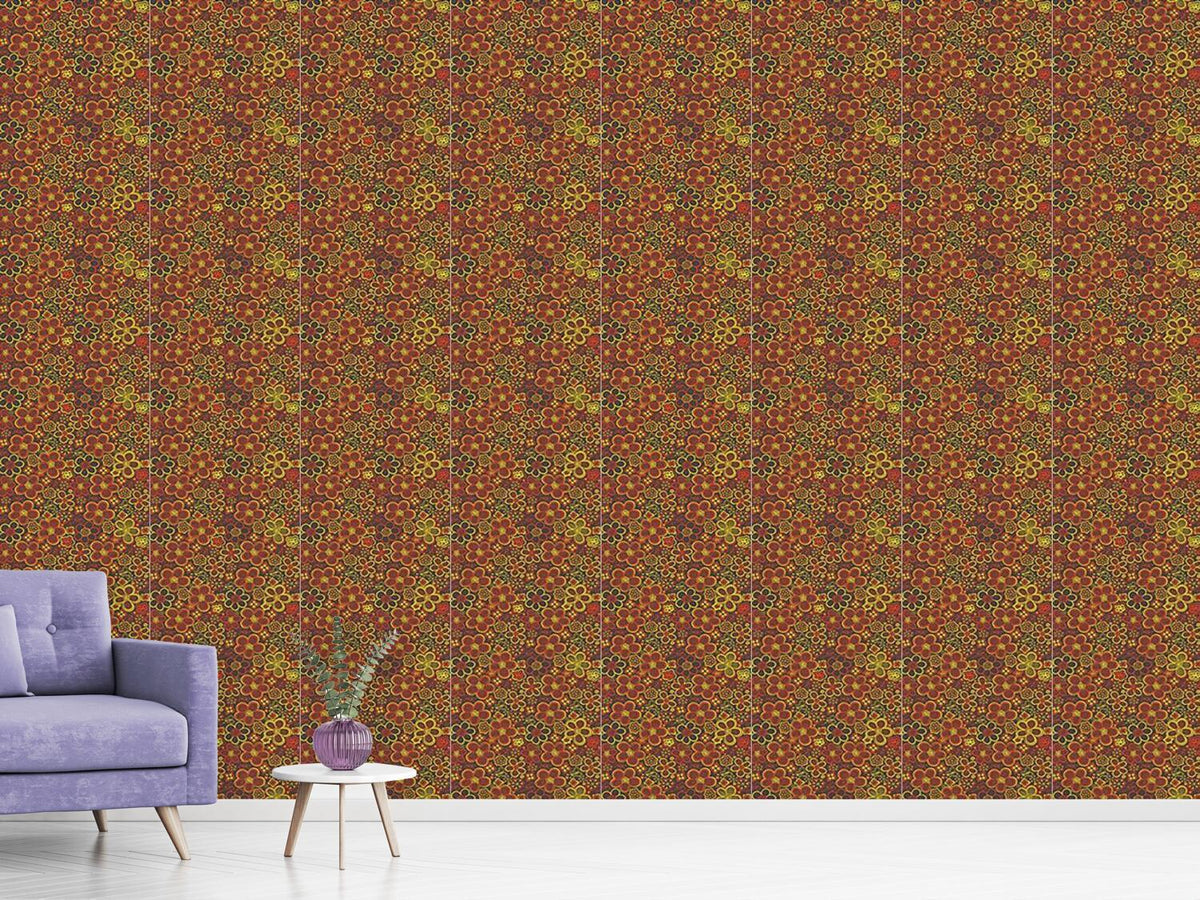 patterned-wallpaper-retro-flower-rush