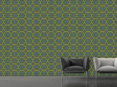 patterned-wallpaper-golden-cage