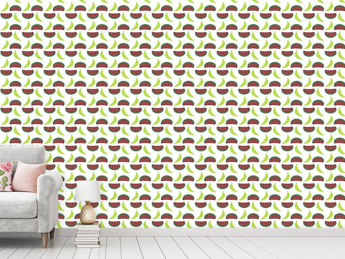 patterned-wallpaper-bella-banana-meets-manni-melon-tomorrow