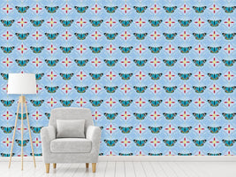 patterned-wallpaper-peacock-butterfly-blue