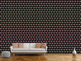 patterned-wallpaper-folk-flowers-on-black