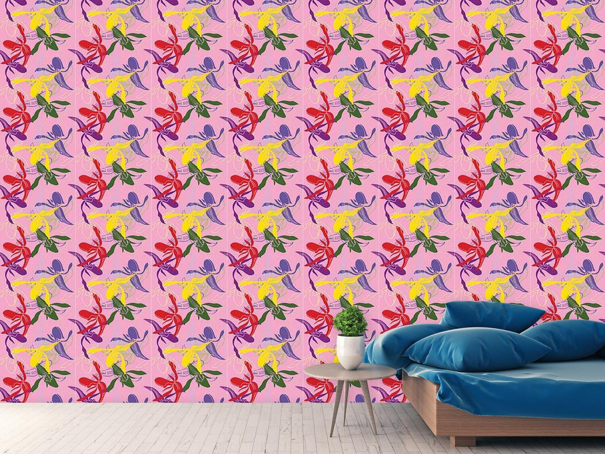 patterned-wallpaper-orchid-color