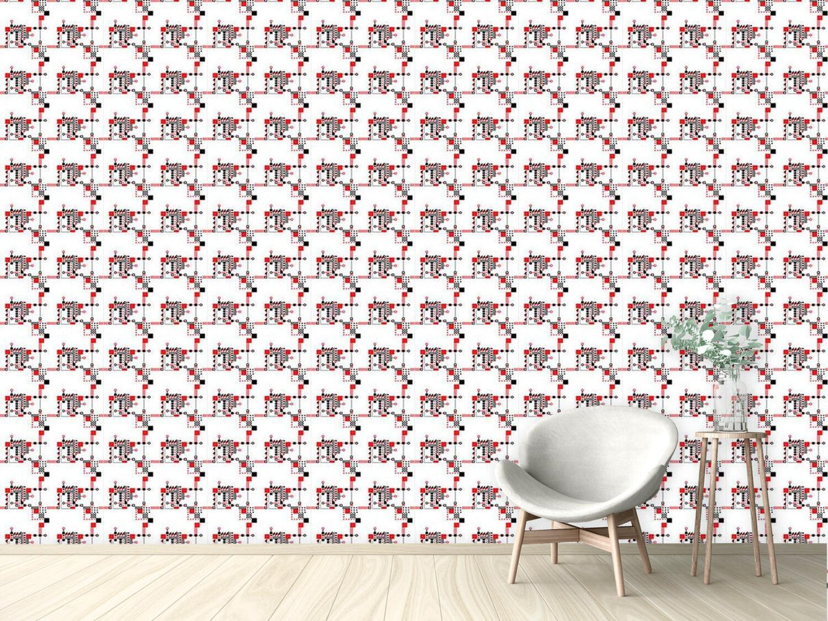 patterned-wallpaper-red-and-black-construction