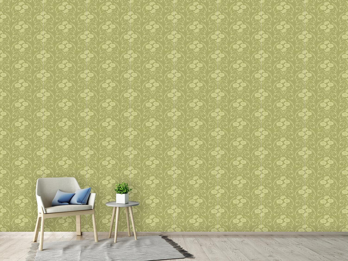 patterned-wallpaper-rose-green