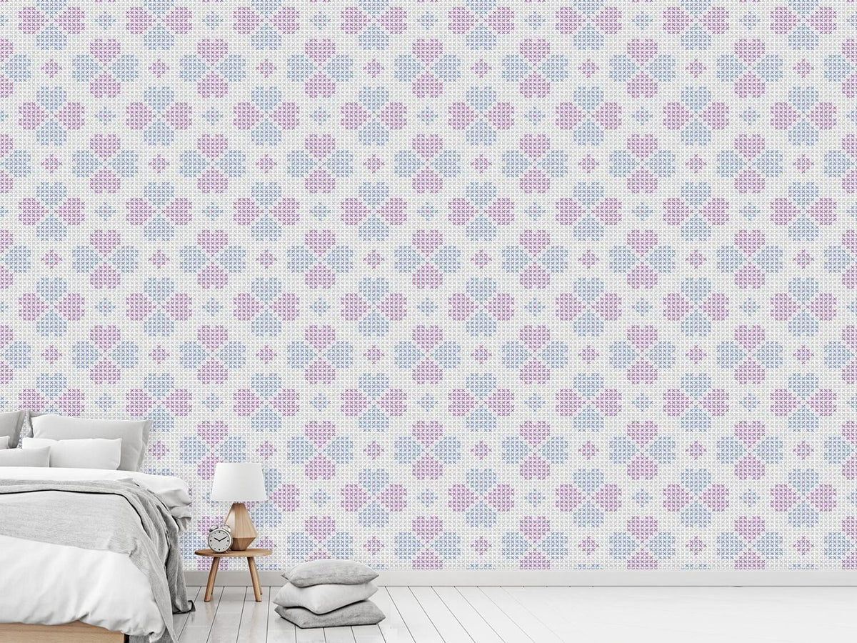 patterned-wallpaper-embroidered-lucky-clover