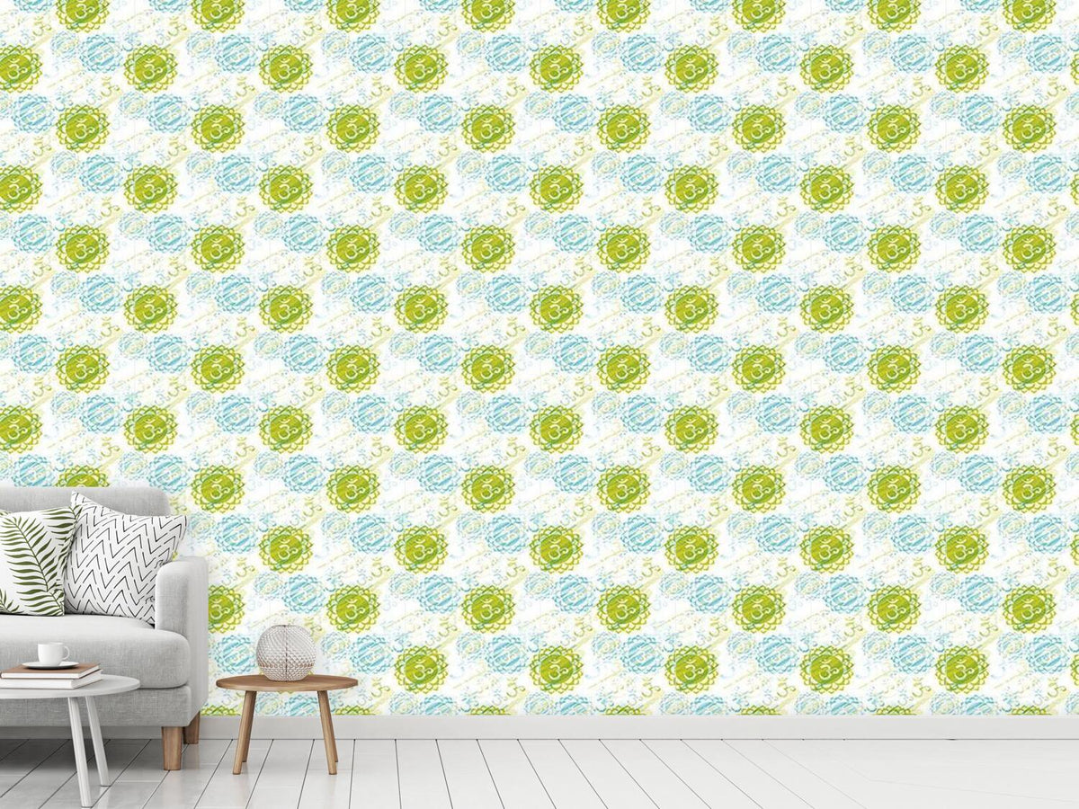 patterned-wallpaper-om-green