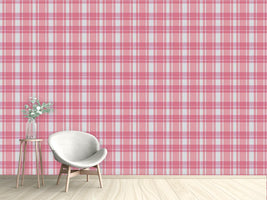 patterned-wallpaper-tartan-pink