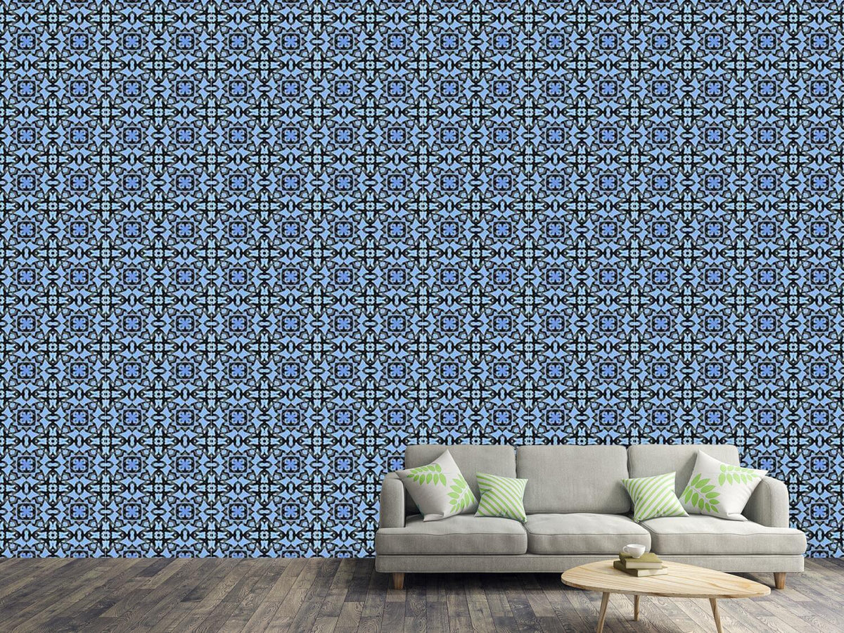 patterned-wallpaper-blue-orient