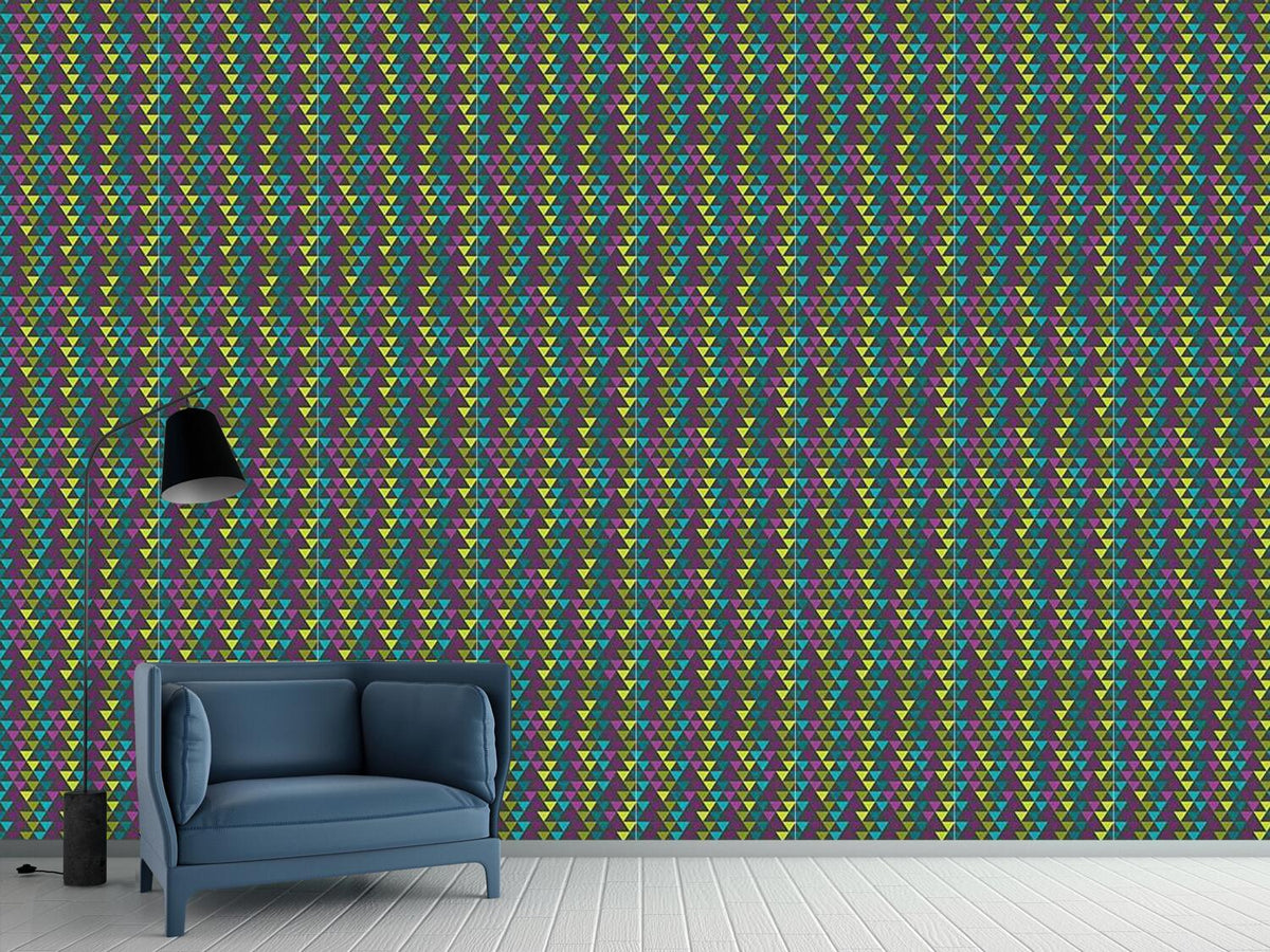 patterned-wallpaper-the-matrix-of-the-triangles