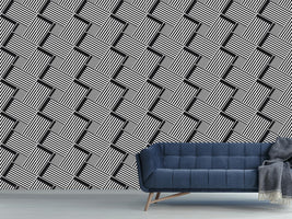 patterned-wallpaper-on-the-parquet