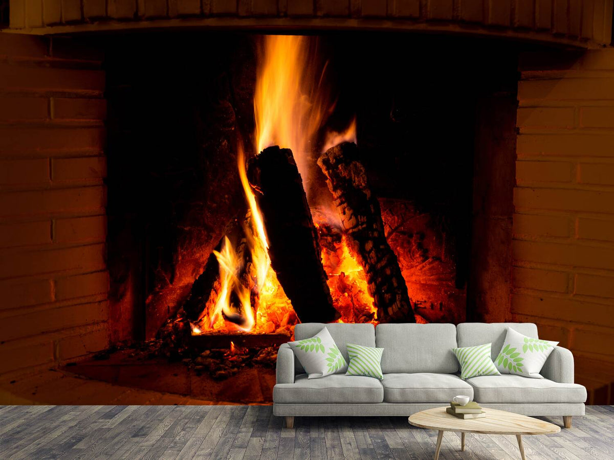 photo-wallpaper-fire-in-the-chimney