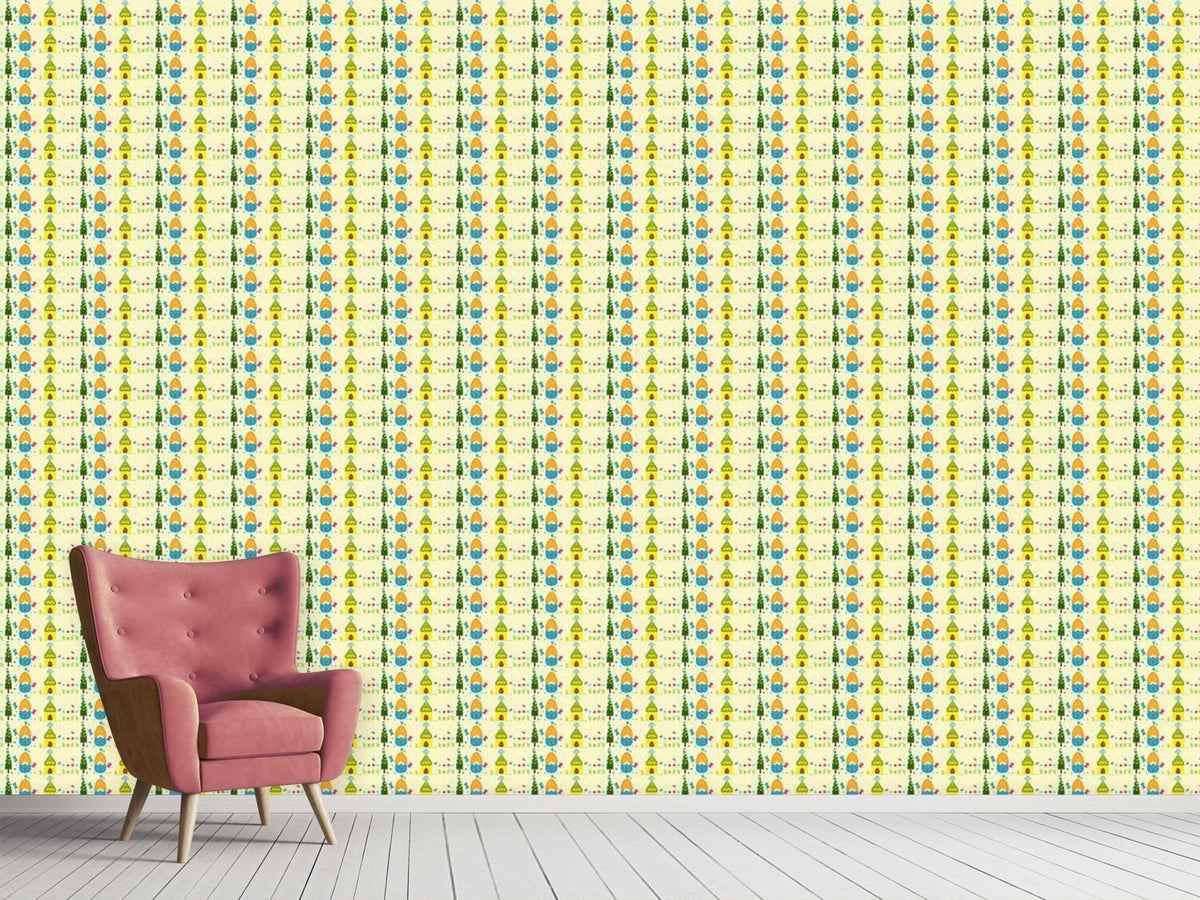 patterned-wallpaper-spring-dreaming