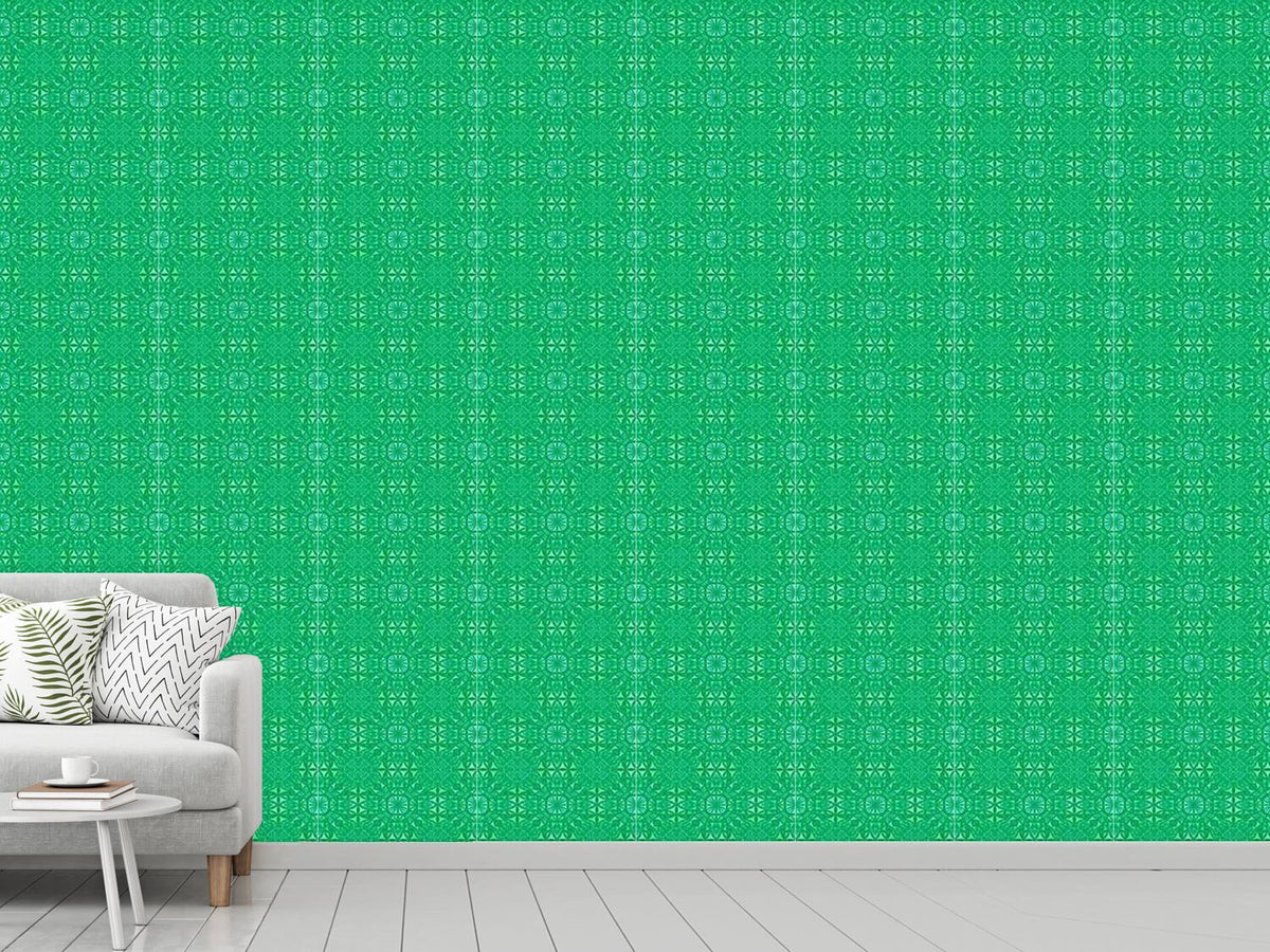 patterned-wallpaper-emerald-glass